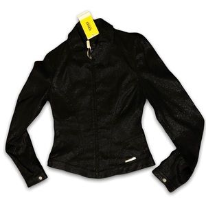 Versace Jeans Couture Black Jean Jacket Size XS